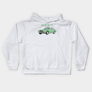 504 Coupé Cabriolet Coupe green Kids Hoodie